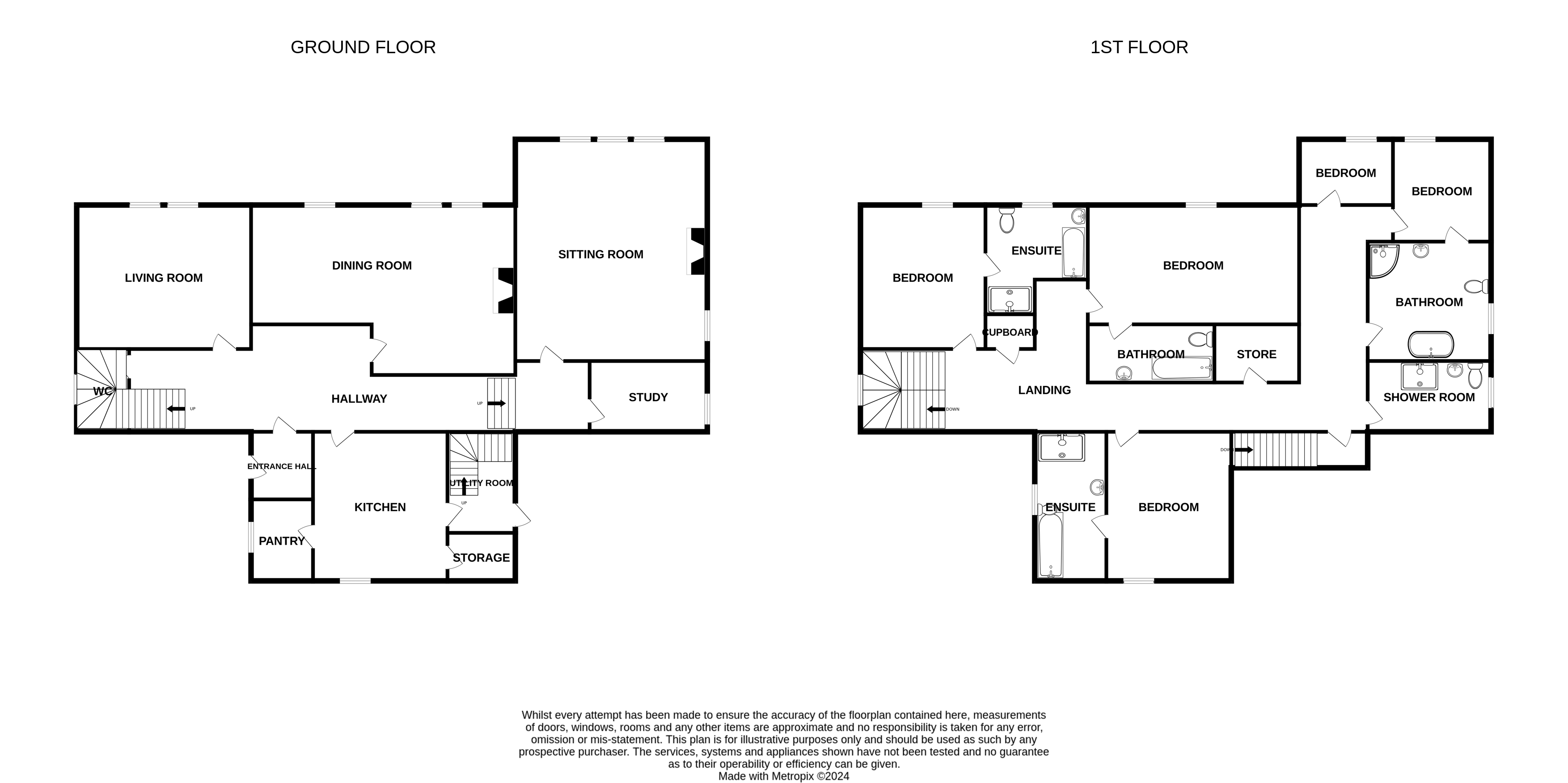Whitehouse Country House FLOOR PLAN